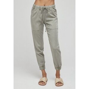 Bella Dahl Pocket Jogger Women's  Size Large Gray With Drawstring $145 Value‎